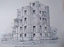 Штирбург. Дом В. Штира в Берлине. Проект. 1834—1837