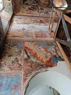 «Лествица Иакова», отреставрированная в летнем храме