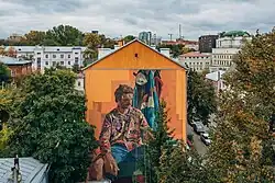 «Giga», Wuper Kec. Мурал на жилом доме №&nbsp;22 по ул.&nbsp;Алексеевская