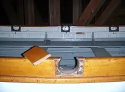 Уключина с вырезом в борте (полупортик)