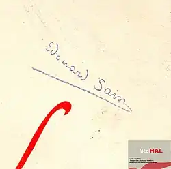 Изображение автографа