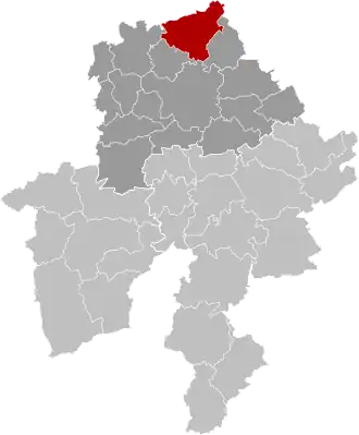 Расположение муниципалитета на карте провинции