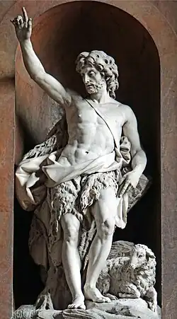 Святой Иоанн Креститель. Мрамор. Церковь Сен-Сюльпис, Париж