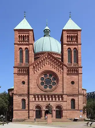 Новая церковь Св. Петра в Страсбурге. 1889—1893. Ш. Неккельман, А. Хартель