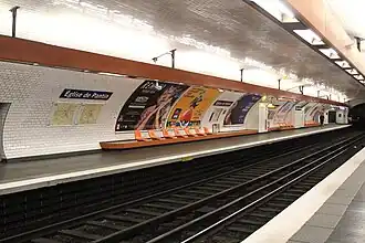 Платформа в сторону Пляс д'Итали