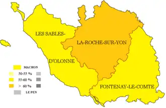 Президентские выборы 2022. Результаты 2 тура (по округам)