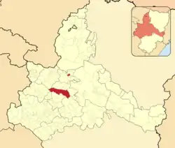 Расположение муниципалитета на карте провинции