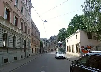 Вид от дома № 8