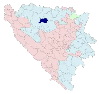 Община Челинац на карте