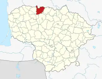 Жагарский район на карте