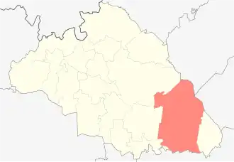 Телеханский сельсовет на карте