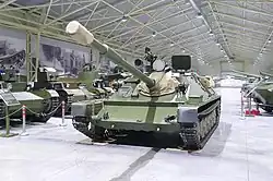 АСУ-85 в экспозиции Музея отечественной военной истории в деревне Падиково Московской области