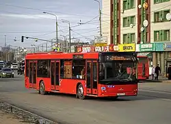 МАЗ-203  на маршруте № 2