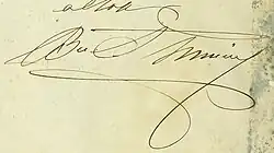 Изображение автографа