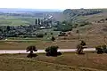 Вид на село и окружающий ландшафт