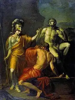 Прометей делает статую по приказанию Минервы (1775)