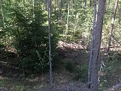 Котлован бывшего карьера.