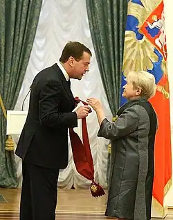 Награждение орденом «За заслуги перед Отечеством» I степени, 6 мая 2010 года, Кремль