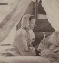 А. С. Терехова в спальне (1879)