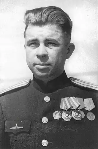 А.&nbsp;И.&nbsp;Маринеско, 1945 год