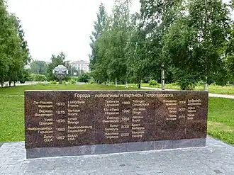 Аллея Городов-побратимов