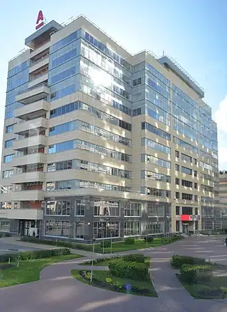 Офисное здание Альфа-Банка по адресу г. Москва, пр. Андропова, дом 18, корпус 3