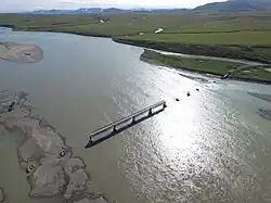 Руины моста автодороги Иультин - Эгвекинот