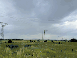 Закрытый участок дороги в сторону Карса в районе села Гарибджанян