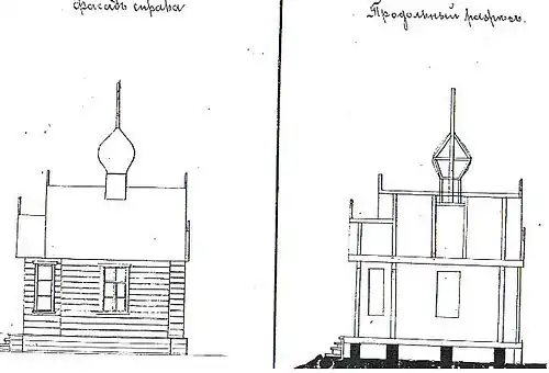 Часовня. Архитектор Е. В. Кузнецов