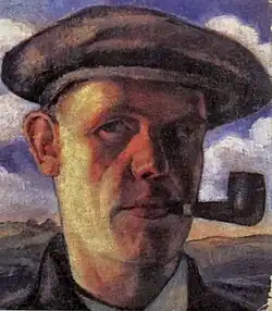 А.Г. Якимченко. Автопортрет. 1919.