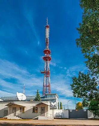 Радиотелевизионная башня. Город Саратов, Лысая гора.