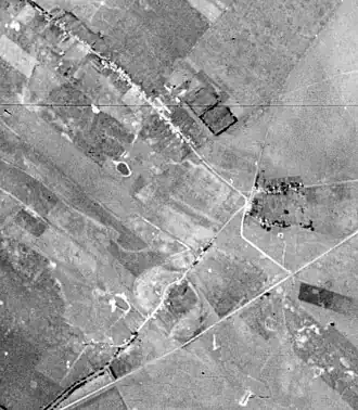 Спутниковая съёмка села Беловежи Вторые. 1963 год