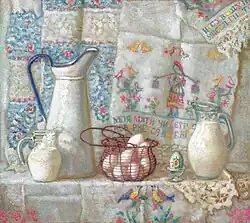 Белый натюрморт 80 х 90