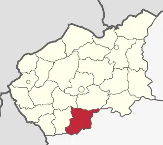 Бельский район на карте