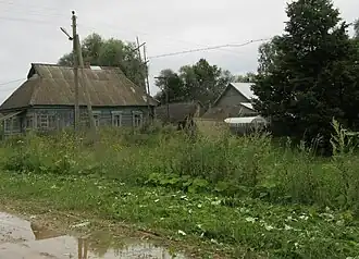 д. Бизяево. Дорога на Шанский Завод