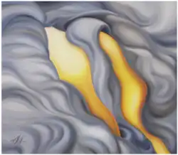 “&nbsp;Битва. 2019. Холст, масло. 70 х 80 см.” СТИХИИ 2023 Алексей Максимов