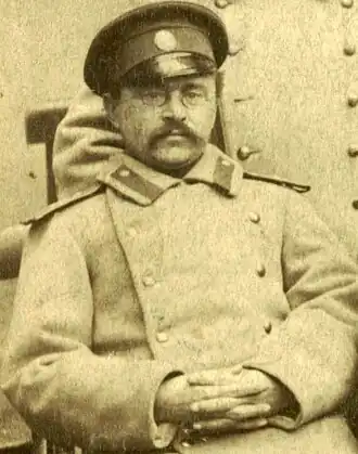 П. В. Благовещенский во время учёбы в Академии Генштаба.