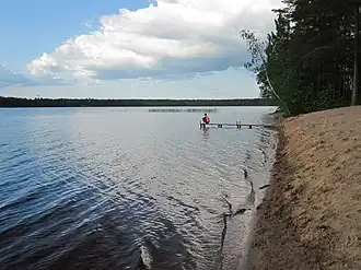 Большое Симагинское озеро, южный берег