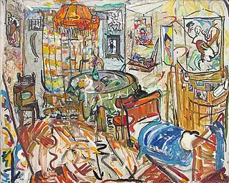 Комната сына. Холст, масло. 97х120. 1976