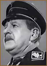 Б. Пясецкий в роли Бельца в кинофильме «Болотные солдаты»