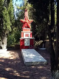 Братская могила советских воинов и лейтенанта Щебетова. Кладбище Щебетовки. &nbsp;Объект культурного наследия народов&nbsp;РФ регионального значения. Рег. № 911710935460005 (ЕГРОКН)