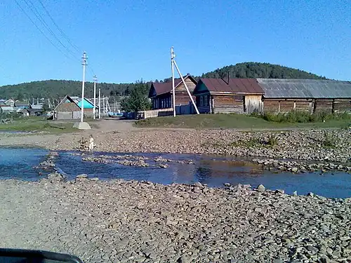 Речка Бретяк в деревне Бретяк