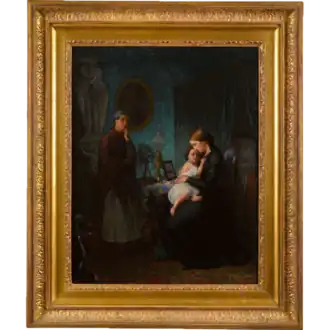 Молодая вдова с ребенком (1854)