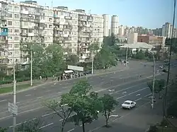 Вид на проспект (май 2009 года)