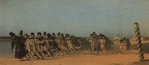В. В. Верещагин. Бурлаки. 1866.