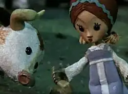 Кадр из мультфильма «Бурёнушка»