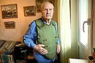 Борис Балашов в экспериментальной модели. Февраль 2021 года