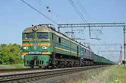 Электровоз ВЛ8м-1244 на перегоне Симферополь-Грузовой -  Симферополь