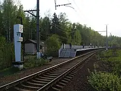 Вид в сторону Санкт-Петербурга