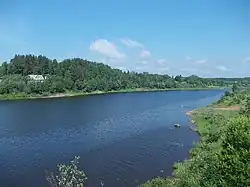 Устье реки Важинки в п. Важины